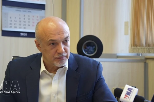 Доктор Олег Германович Румянцев даёт интервью Вьетнамскому Информационному Агентству в России. (Фото: ВИА)