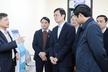 Инспекционно-контрольная делегация проводит выездную инспекцию в городе Вьетчи провинции Футхо. Фото: ВИА