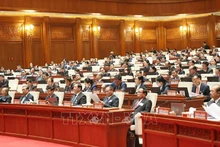 Общий вид 1-й сессии НА Лаоса X созыва Лаоса. Фото: Суан Ту /ВИА