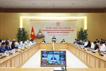 Премьер-министр Фам Минь Тьинь председательствует на 32-м заседании Центрального руководящего комитета по борьбе с незаконным выловом рыбных продуктов. Фото: ВИА