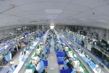 Производственная линия электронной продукции в компании Suntech - промышленный кластер Тханьван. Фото: ВИА