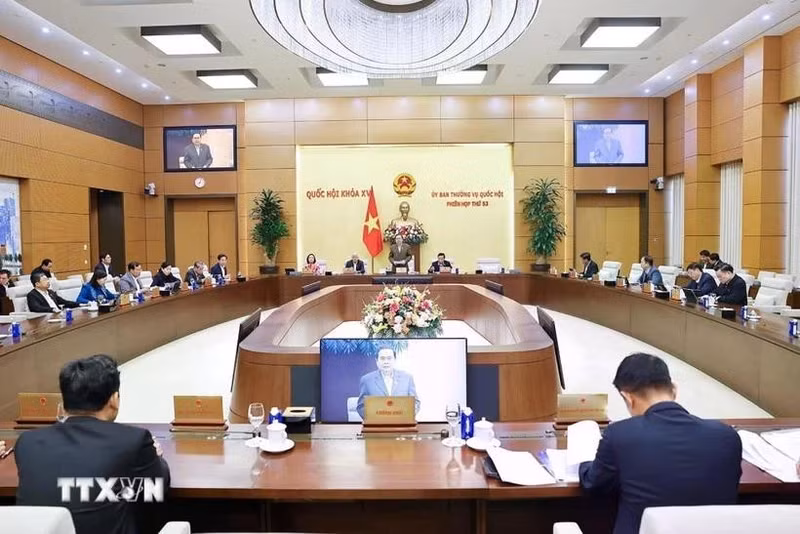 Заседание Постоянного комитета Национального собрания. (Фото: ВИА)