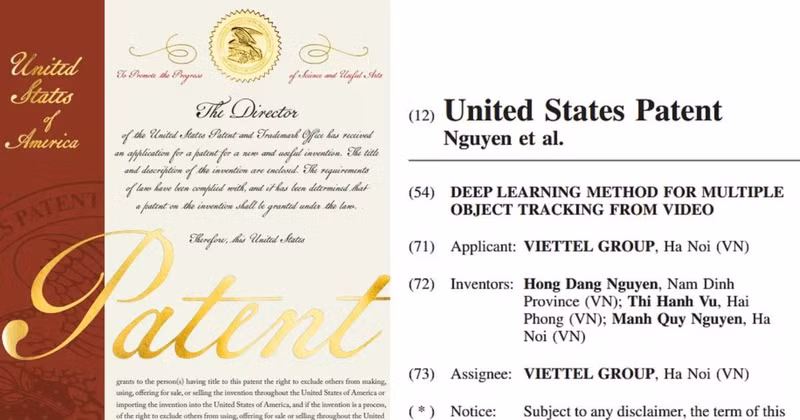США выдали Viettel AI патент на прорывную ИИ-технологию многократного отслеживания объектов