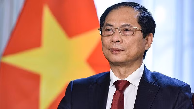 Министр иностранных дел Буй Тхань Шон.