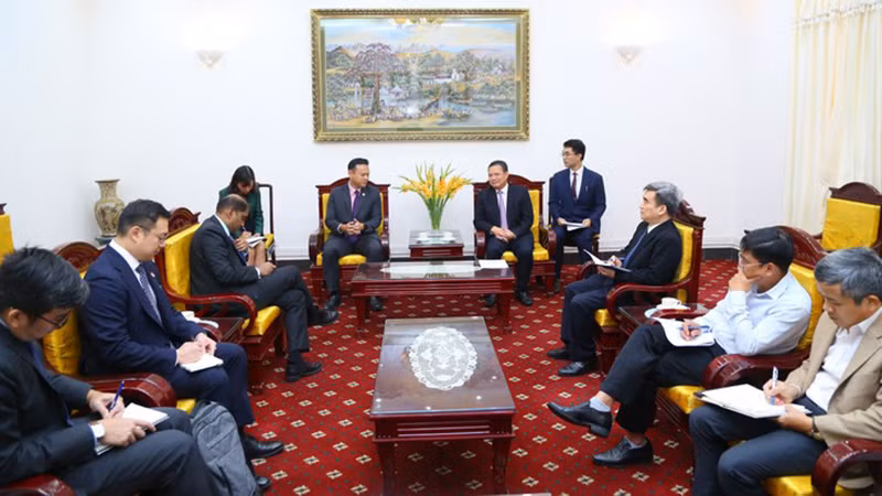 Общий вид встречи. Фото: molisa.gov.vn