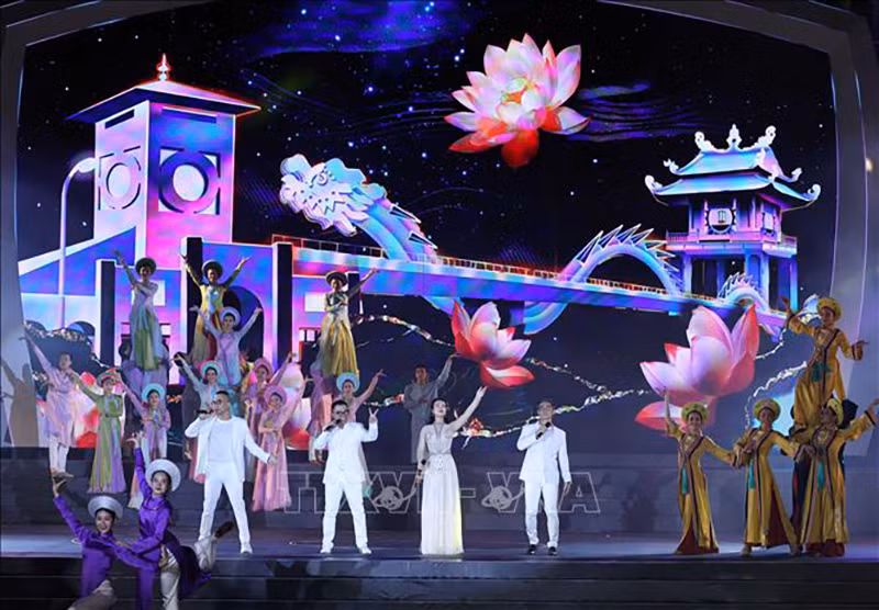 Художественный номер на программе. Фото: ВИА