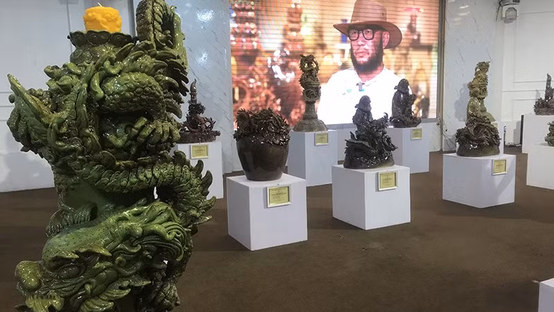 Выставка керамических изделий «Танец ста драконов». Фото: Хонг Вьет