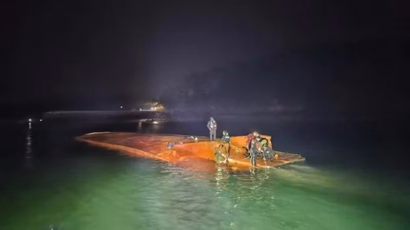 Место происшествия крушения парома в Южной Корее, 30 декабря 2024 года. Фото: ВИА/Енхап