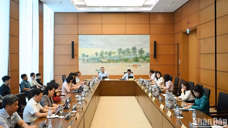 Общий вид обсуждения в группе №13 во второй половине дня 6 мая. Фото: Зюи Линь