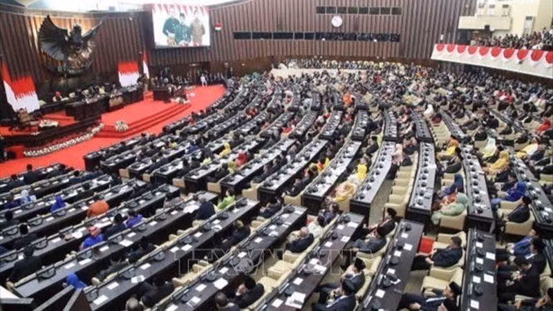 Общий вид заседания Парламента Индонезии в Джакарте. Фото: Getty Images/ВИА