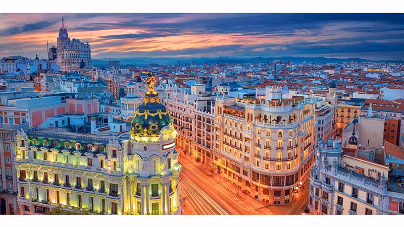 Мадрид - столица Испании. Фото: masterspanish.ru