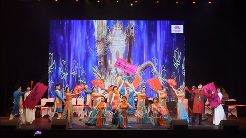 Художественный номер на программе. Фото: ВИА