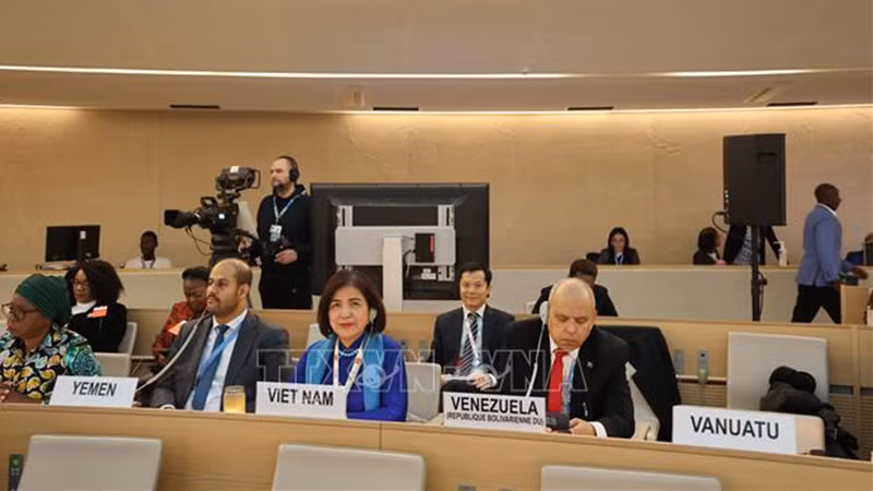 Посол Ле Тхи Тует Май на мероприятии. Фото: ВИА