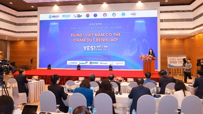 Церемония празднования Всемирного дня борьбы с туберкулезом, организованная Национальной программой борьбы с туберкулезом, состоялась 22 марта. Фото: VGP