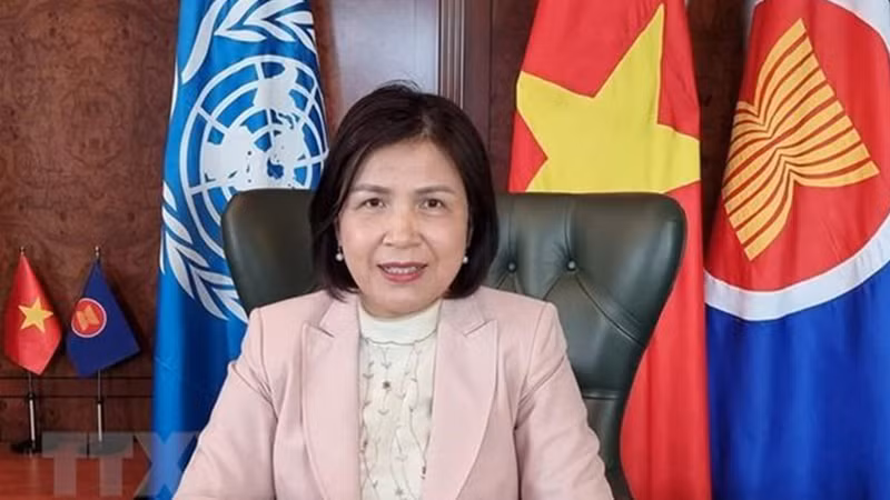 Посол Ле Тхи Тует Май. Фото: ВИА