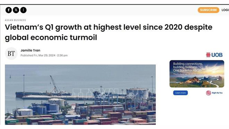 Статья опубликована на сайте газеты The Business Times. Фото: ВИА
