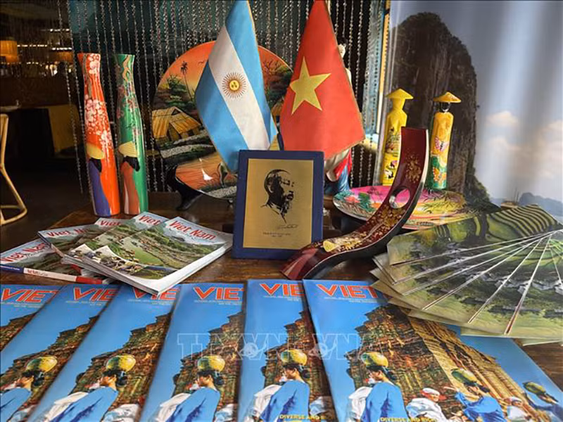 Уголок вьетнамской культуры на мероприятии. Фото: ВИА