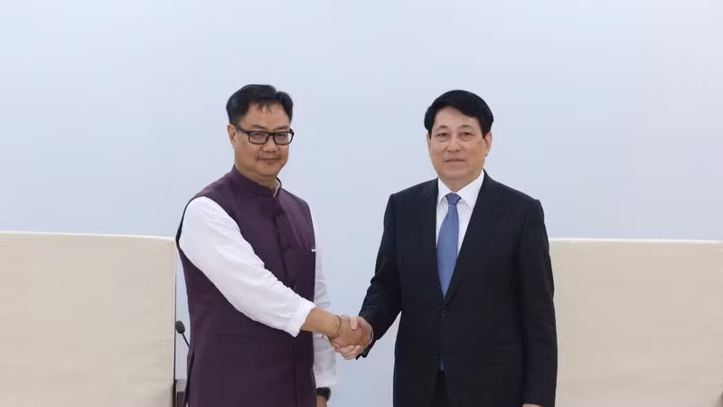 Президент Вьетнама Лыонг Кыонг и 