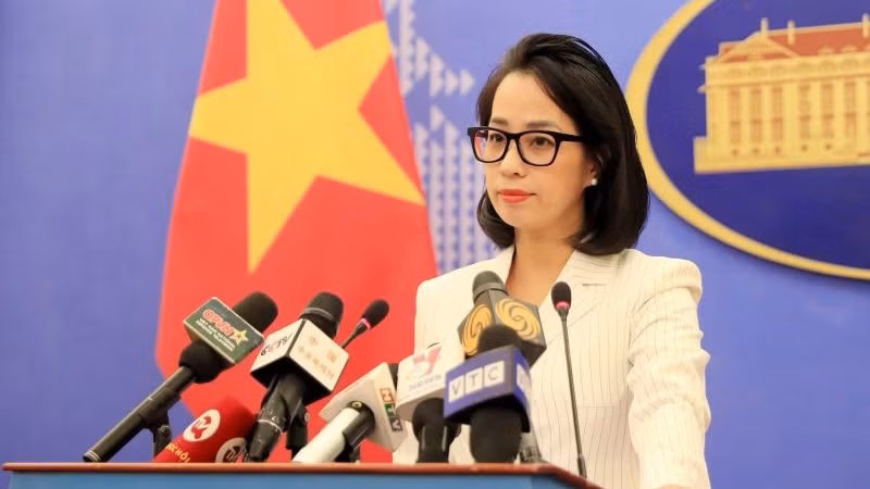 Официальный представитель МИД Фам Тху Ханг. Фото: МИД Вьетнама