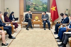 Вице-премьер Нгуен Тьи Зунг принимает г-на Амандипа Сингха Гилла. Фото: VGP