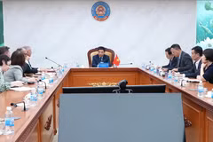 Общий вид встречи. Фото: mof.gov.vn