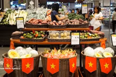 Вьетнамская продукция представлена в супермаркете AEON в Малайзии. Фото: ВИА