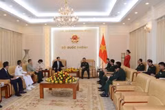 Общий вид приема. Фото: qdnd.vn