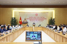 Премьер-министр Фам Минь Тьинь председательствует на 32-м заседании Центрального руководящего комитета по борьбе с незаконным выловом рыбных продуктов. Фото: ВИА