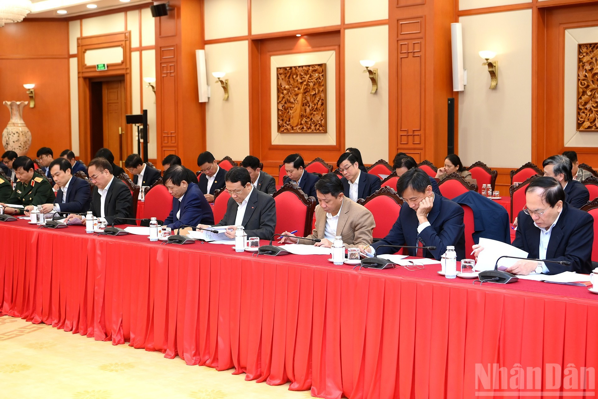 Делегаты на рабочем совещании.