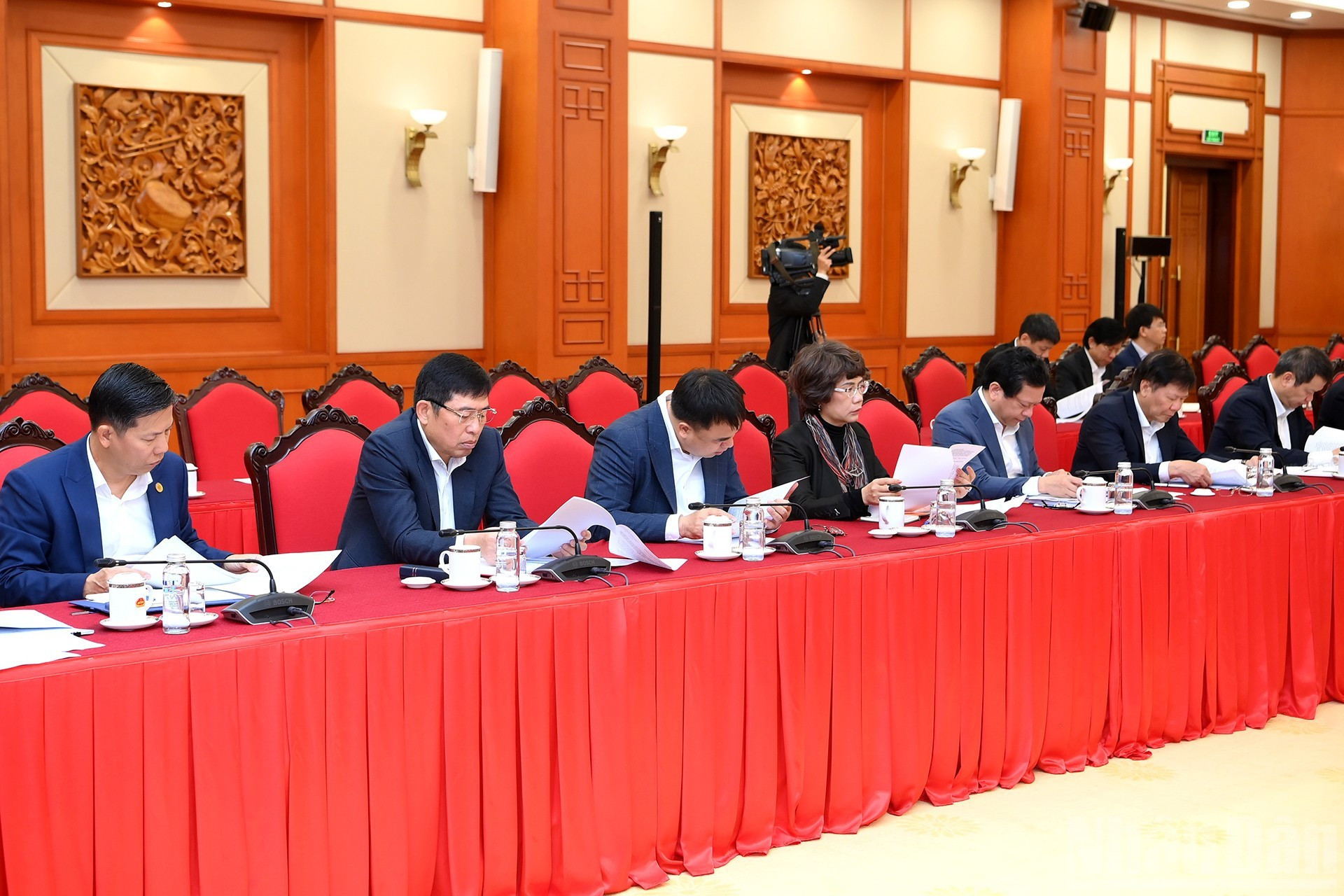 Делегаты на рабочем совещании.