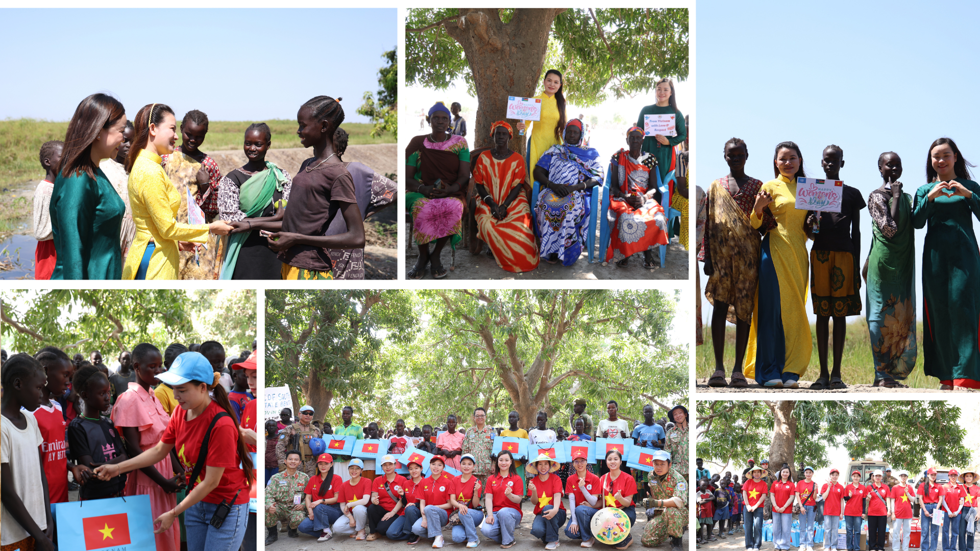 Вьетнамские женщины-военнослужащие проводят встречи и делятся знаниями о сохранении здоровья с местными женщинами в Бентиу. (Фото: Тиен Фук)