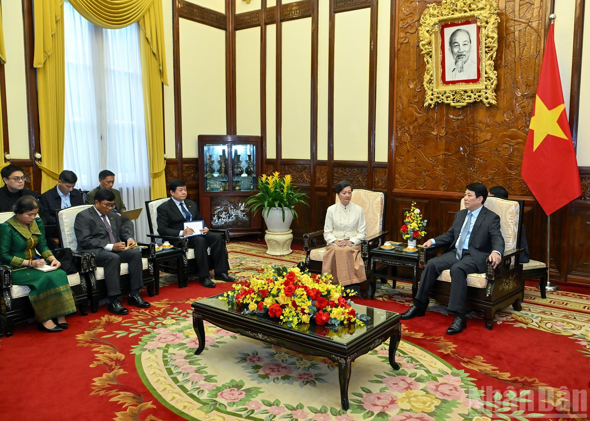 Общий вид приема.