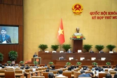 Депутаты НС работают в зале заседаний. (Фото: НС Вьетнама)