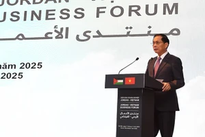 Вице-премьер Буй Тхань Шон выступает на форуме. Фото: VGP