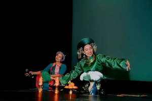 Один из художественных номеров, насыщенных национальной самобытностью, представленных на Дне Вьетнама 2025. Фото: ВИА 