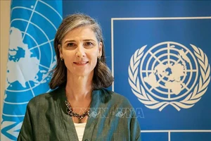 Г-жа Рамла Халиди, главы постоянного представительства ПРООН во Вьетнаме. Фото: ВИА