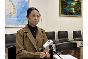 Г-жа До Тхи Минь Фыонг, Генеральный секретарь Союза обществ вьетнамцев в Японии. Фото: ВИА