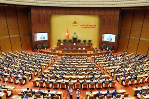 Общий вид торжественного открытия 10-й сессии Национального собрания XV созыва. Фото: ВИА