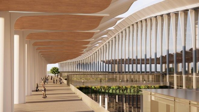 Внешний вид терминала T2 международного аэропорта Фукуок. Фото: Sun Group