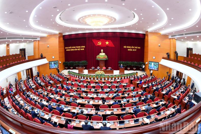 Общий вид заседания открытия пленума.