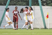 Женская сборная U17 Вьетнама одержала легкую победу. Фото: Федерация футбола Вьетнама