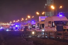 Правоохранительные органы на месте происшествия. Фото: Синьхуа/ВИА
