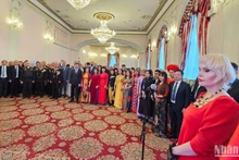 На мероприятии присутствовало большое количество вьетнамцев и россиян.