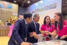 Выставочный стенд компании морепродуктов Lenger Vietnam.