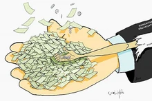 Карикатура Рашида Алсамей