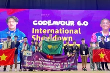 Вьетнамская команда на финале «Codeavour 6.0» в Дохе (Катар). Фото: Внештатный сотрудник