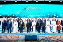 Делегаты фотографируются на память на 8-й конференции по Индийскому океану в Маскате (Оман), 16 февраля 2025 года. Фото: ANI/ВИА