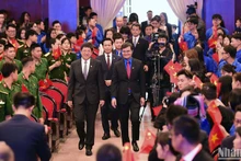 Делегаты на церемонии.