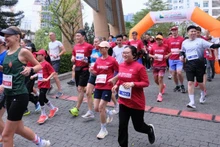 Спортсмены, участвующие в #Run4Wildlife 2024 года.