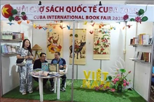 Вьетнамский стенд на 33-й Гаванской международной книжной ярмарке. Фото: ВИА